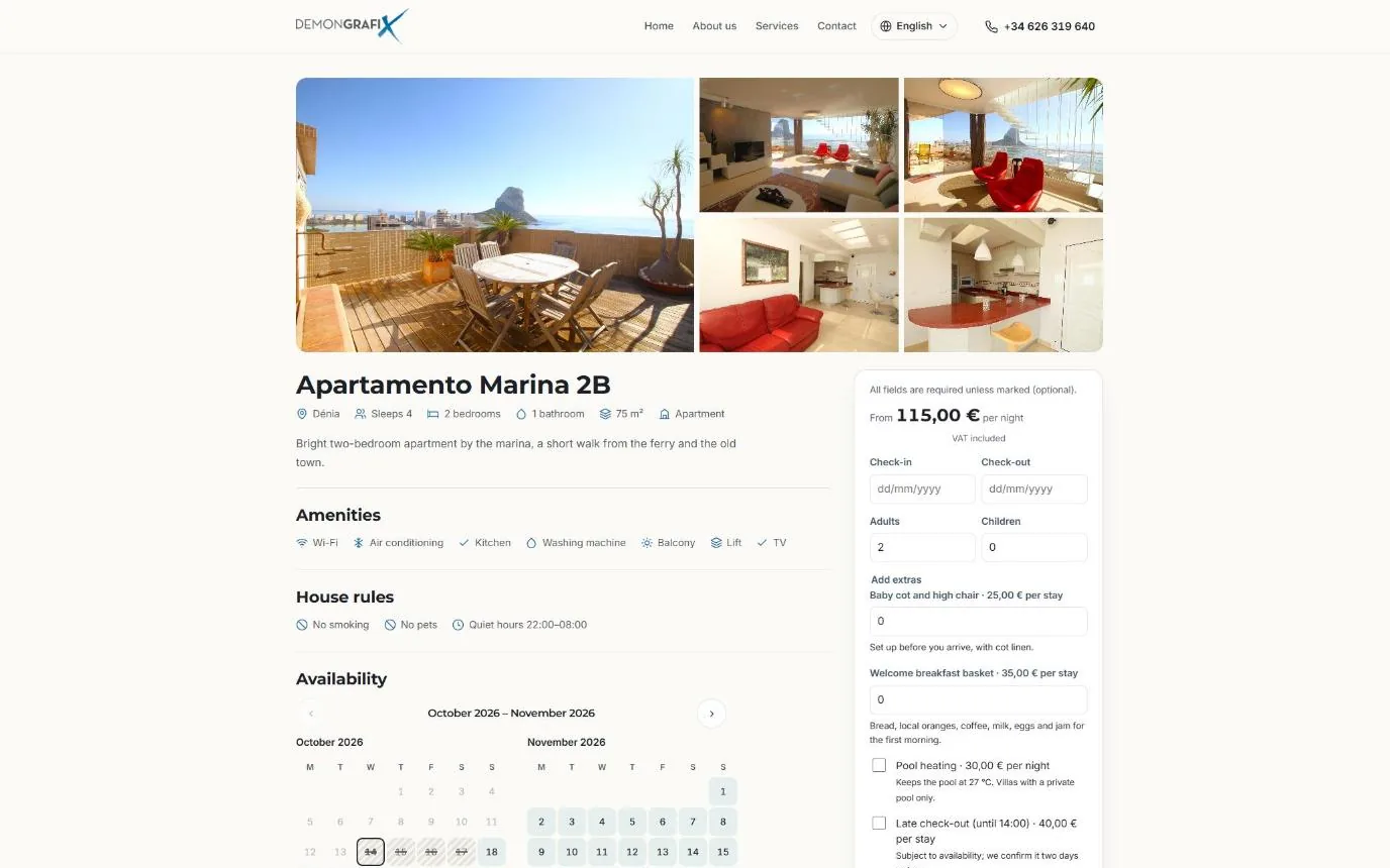 DG Book Pro: guests and stays