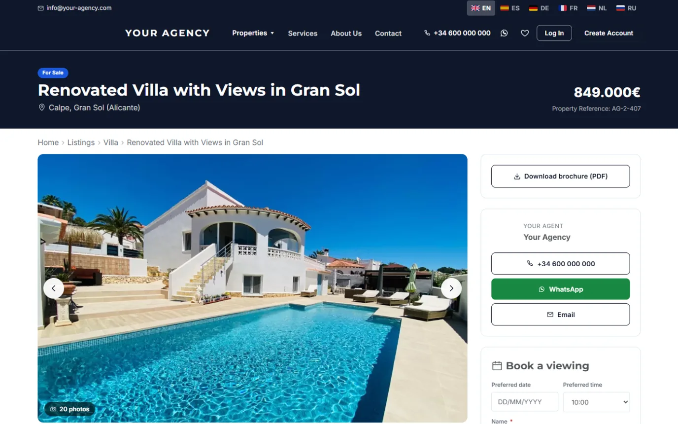 DG Estate: your property website